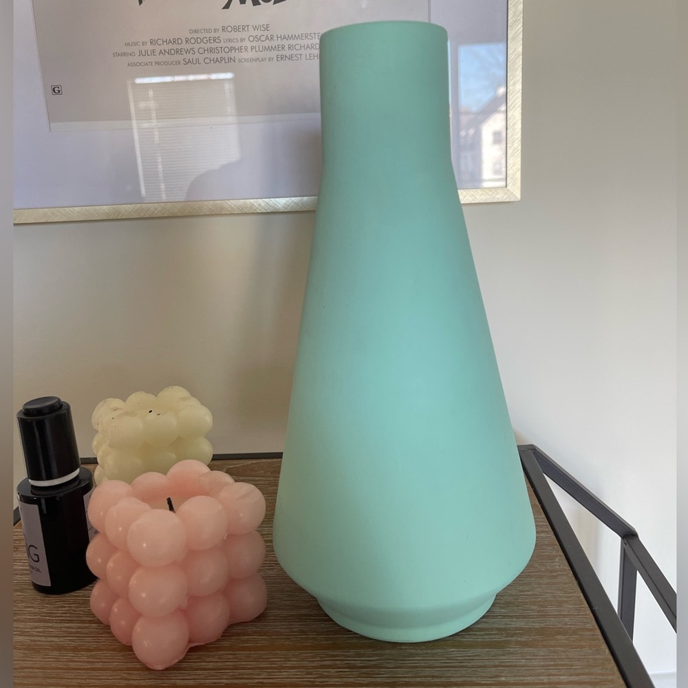CB2 Turquoise Vase